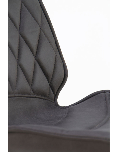 Silla Balder tapizada gris oscuro...
