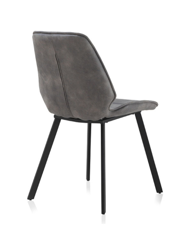 Silla Balder tapizada gris claro...