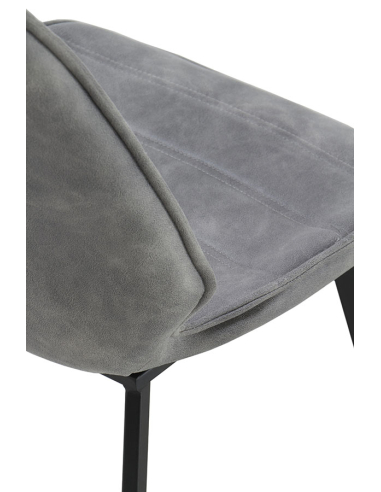 Silla Balder tapizada gris claro...