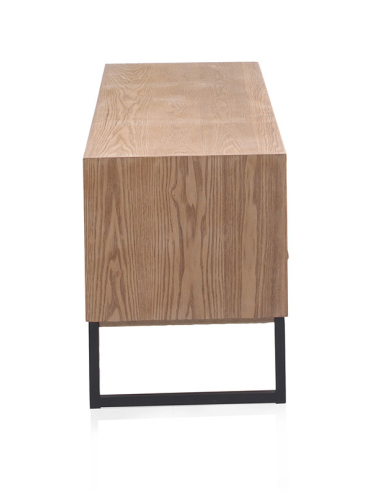 Mueble Jano TV chapado fresno madera...