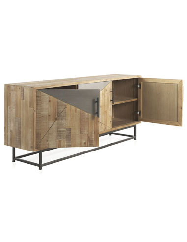 Aparador Cancún madera abeto con base...