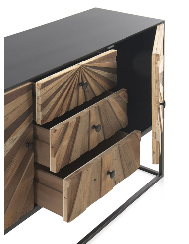 Aparador Afrodita 2 puertas y 3 cajones