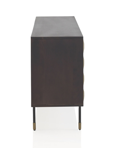 Aparador Loki 4 puertas frontal metal...