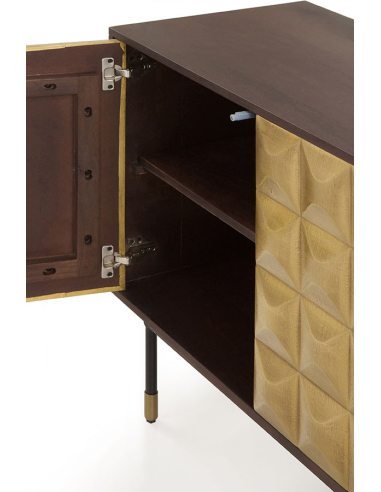 Aparador Loki 4 puertas frontal metal...