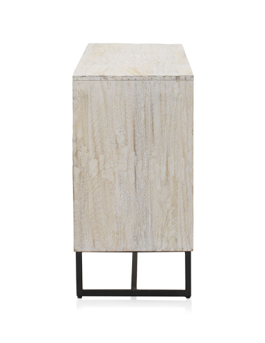 Aparador Frigg madera mango blanco...