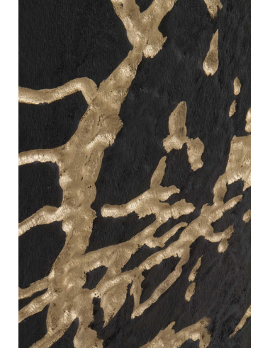 Aparador Sol alto mango negro 2 puertas