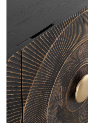 Aparador círculos madera mango negro...