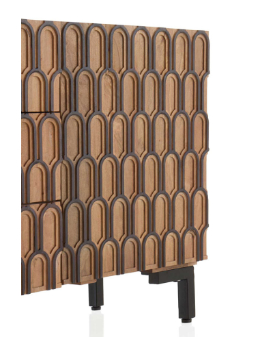 Aparador madera natural de mango escamas