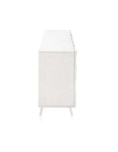 Aparador madera mango blanco con 4...