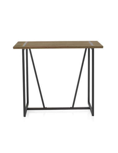 Mesa bar Sif metálica con sobre de...