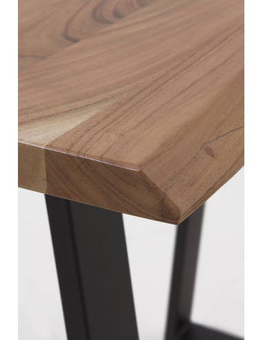 Mesa bar Njord 130x70cm madera maciza...