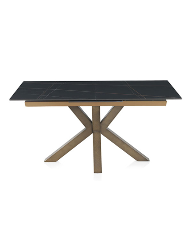 Mesa de Comedor Marte negra cerámica...