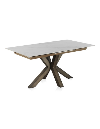 Mesa de Comedor Marte blanca cerámica...