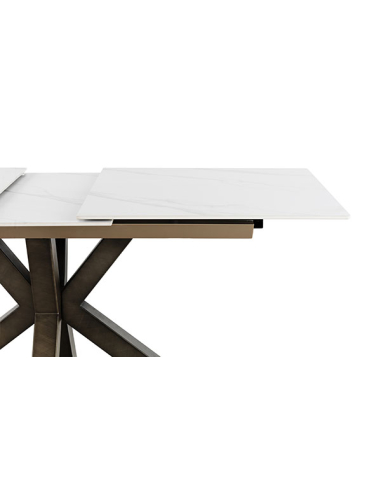 Mesa de Comedor Marte blanca cerámica...