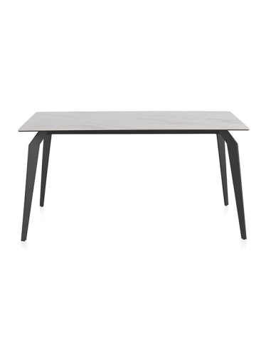 Mesa de Comedor Horus cerámica blanca...