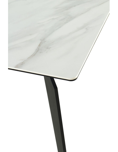 Mesa de Comedor Horus cerámica blanca...