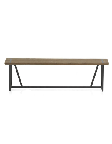 Banco Sif metálico grande con asiento...