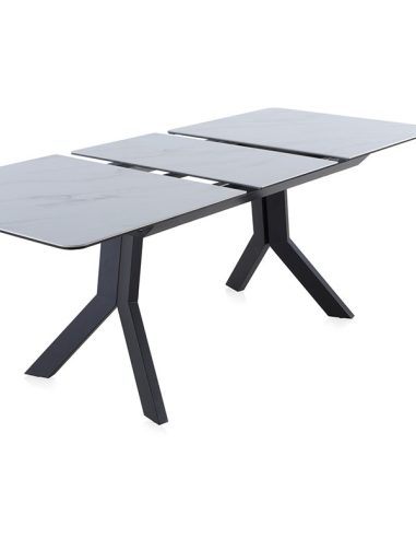 Mesa de Comedor Apolo cerámica blanca...