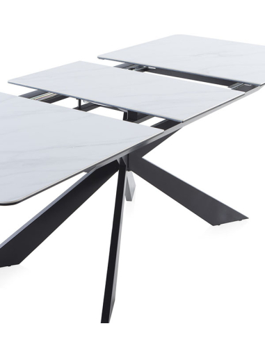 Mesa de Comedor Apolo cerámica blanca...