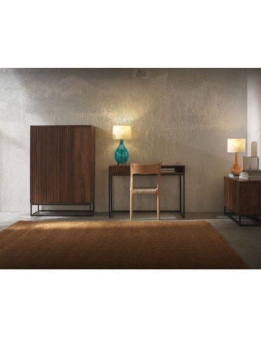 Escritorio con cajón madera maciza de...