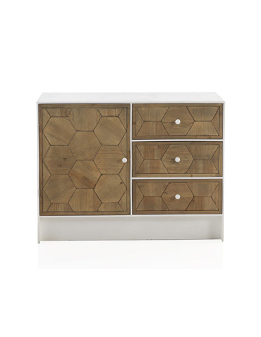 Cómoda Dionisio 1 puerta y 3 cajones...