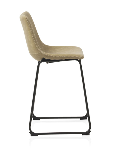 Set 2 Taburetes Júpiter color crema...