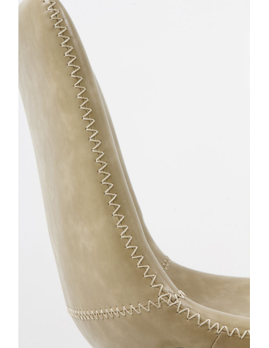 Set 2 Taburetes Júpiter color crema...