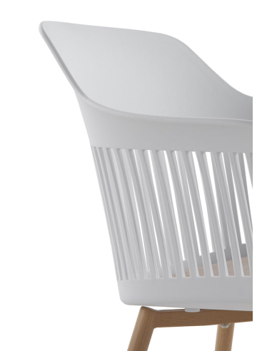 Set 4 Sillones Ra pp blanco