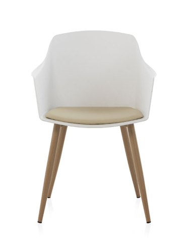 Set 4 Sillones Ares pp blanco con...