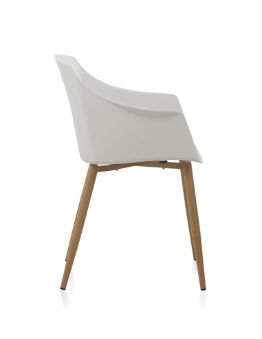 Set 4 Sillones Ares pp blanco con...