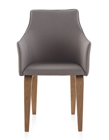 Sillón Shiva madera tapizado