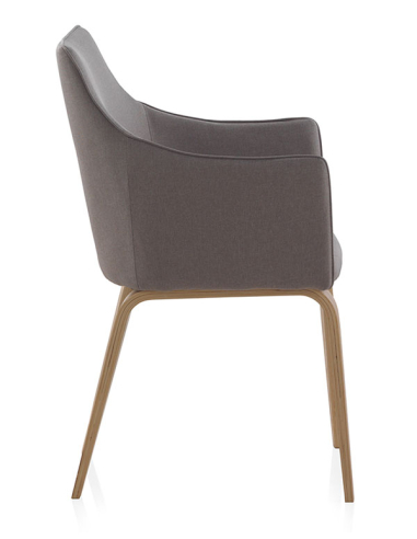 Sillón Shiva madera tapizado