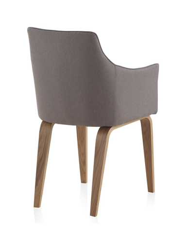 Sillón Shiva madera tapizado