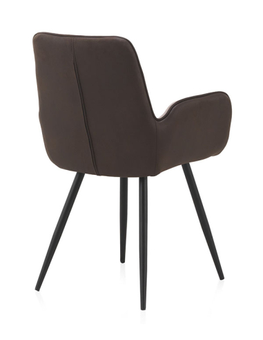 Set 4 Sillones Hera bicolor patas...