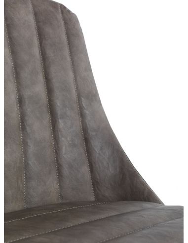 Set 4 Sillas Freyja tapizadas taupe