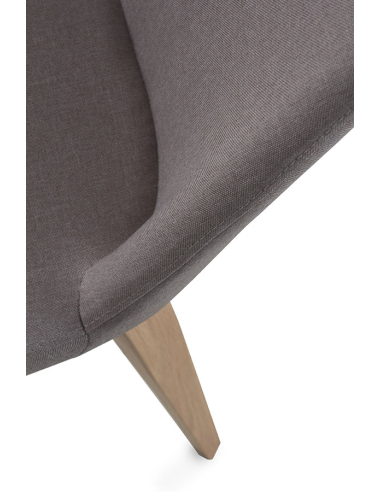 Silla Rán madera tapizada