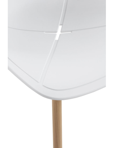 Set  4 Sillas Odín  pp blanco con...