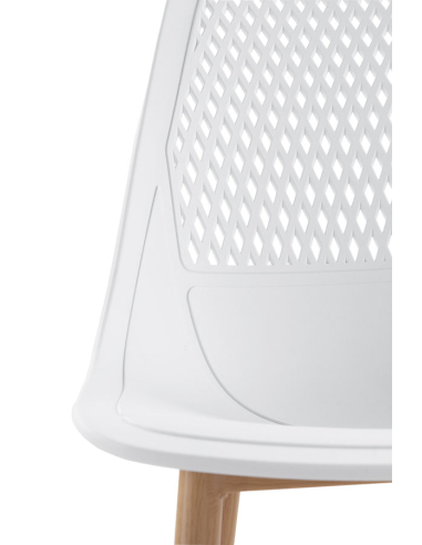 Set  4 Sillas Odín  pp blanco con...