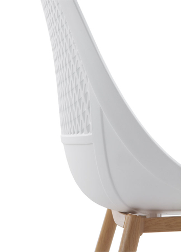 Set  4 Sillas Odín  pp blanco con...