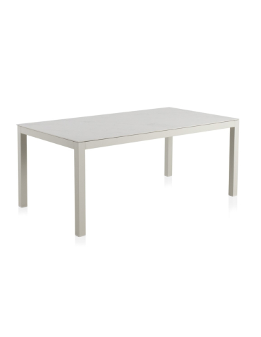 Mesa de Comedor Exterior Balnco Tonda...