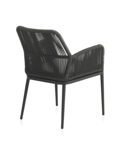 Sillón Exterior Aluminio Gris Oscuro...