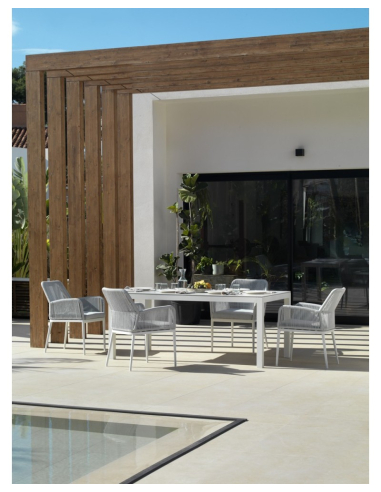 Set 4 Sillones Exterior Aluminio...