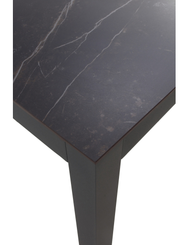 Mesa de Comedor Exterior gris oscuro...