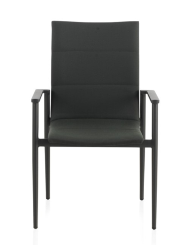 Sillón Exterior Aluminio Gris Oscuro...