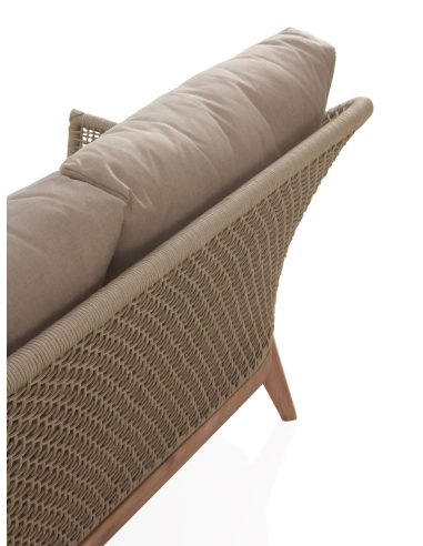 Sofá Dos Plazas Jardín Atesso Madera...