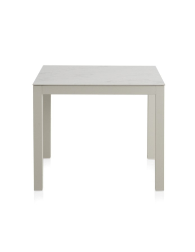 Mesa de Comedor Exterior Blanca Top...