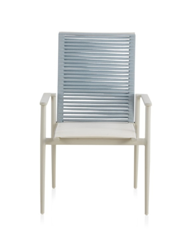 Sillón Exterior Aluminio Blanco Strixe