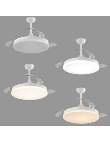 Ventilador Mini Malta Blanco 40 cm 3...