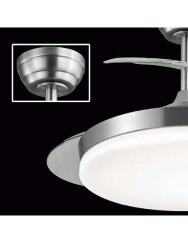 Ventilador Mini Malta Níquel 40 cm 3...