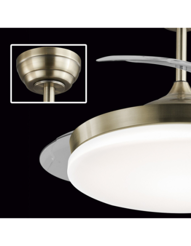 Ventilador Malta Cuero 50 cm 3 palas